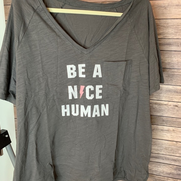 Be a Nice Human Tee - Picture 3 of 4